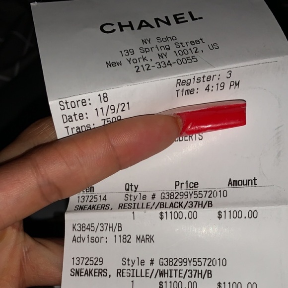 COPY - Authentic Chanel Sneakers - Picture 6 of 6